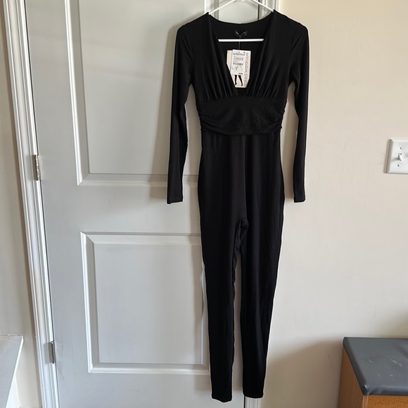 naked wardrobe Pants - Naked Wardrobe Black Jumpsuit